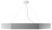 Светильник LED ЭРА Geometria SPO-122-W-40K-066 Hexagon 66Вт 4000К 5300Лм 800*800*80 белый подвесной драйвер внутри