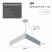 Светильник LED ЭРА Geometria SPO-151-W-40K-030 Delta 30Вт 4000К 3000Лм IP40 600*80 белый подвесной драйвер внутри