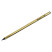 Pencil b/g Berlingo "Pure Gold" HB, ebony, triangular, sharpened