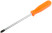 Screwdriver "Economy", CrV steel, plastic orange handle 8x150 mm PH3