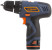 MAX-PRO Cordless Drill-Screwdriver 12V; 0-350/0-1100rpm; 10mm; 30Nm; 2 batteries (SAMSUNG Li-Ion)x1.5Ah; 17+1; 1h.; speed control; rubber