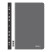 The folder is a plastic folder. Berlingo perf., A4, 180 microns, black