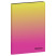 Folder with Berlingo "Radiance" spring binder, 17 mm, 600 microns, with inner pocket, yellow/pink gradient