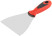 Spatula, stainless steelsteel, rubberized handle 100 mm