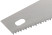 Universal wood hacksaw, 4.5 mm pitch, plastic rubberized handle 400 mm