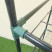 Connecting tee corner for greenhouse (10 pieces), green