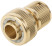 Соединитель, латунь 3/4"