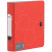 Berlingo "Eclipse" folder recorder, 80 mm, 2500 microns, plastic (polyfoam), round spine, elastic band, with inner pocket, red