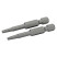 2 x Bits for Robertson RO2 Screws 50 mm 1/4