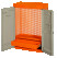 2-дверный настенный шкаф для инструментов оранжевый 900 x 250 x 602 мм