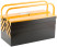 Metal tool box with 4 sliding compartments 420x200x200 mm