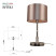 Rivoli Ebony 7081-501 Table Lamp 1 x E14 40W Classic