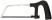 Metal hacksaw mini 150 mm, plastic black handle