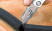 DBKWH-EU Folding construction knife, quick blade replacement, Spare blade compartment, Wooden handle