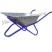 Wheelbarrow 110L blue with a stake of 4.80 D16/12