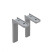 Shelf holder regomensol 12cm grey AKS (1kpl=2 pcs)