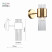 Wall Lamp Rivoli Donna 3149-401 Wall Lamp 1 x E14 40W Modern