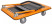 Four-wheeled platform trolley RAD TPU 300