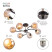 Chandelier Rivoli Lore 9072-306 6 * E27 60W Modern