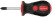 Screwdriver "Universal", CrV steel, rubberized handle, Profi 6x38 mm PH2