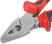 Плоскогубцы комбинированные "Тренд", двухцветные прорезиненные ручки, хром-никелевое покрытие 160 мм