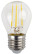 LED Lamp ERA F-LED P45-11W-827-E27 11W Filament Ball Warm White Light E27