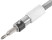 Screwdriver with bits for precision work, 33 CrV bits, 175 mm flexible adapter, magnifying glass, plastic box