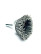 Corrugated cup brush, D50 mm, shank 6 mm, nylon abrasive SIC K 320/0.60 mm