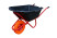 Industrialist 1-wheel anti-impact wheelbarrow 130 liters (cast wheel)