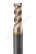End milling cutter c/x tv.sp. f4 L=50 Z4 ZrN on stainless steel and titanium