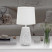 Rivoli Bertha 7071-502 Table Lamp 1 * E14 40W ceramic White