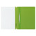 The folder is a plastic folder. STAMM A4, 180mkm, light green with an open top