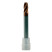 Spherical carbide milling cutter c/x f 10x20x100 mm z=4 on steel, coated with TiXCo, HRC 55 TORNERI T026308