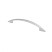 Handle meb. bracket met. UN88 128 mat. chrome, AKS