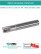 Концевая фреза корпусная 12 мм, 1 зуб, L 120 мм / EM90 D12 W12 L120 Z01 AP..1003 ISO (без СОЖ)