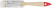 Optima flute brush, natural light bristles, wooden handle 3/4" (19 mm)