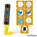 Chalk marker MunHwa "Black Board Jumbo" yellow, 15mm, water base