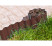 Лента бордюрная садовая 15 см x 9 м, коричневая