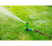Garden sprinkler, adjustable watering angle range 0° - 360°