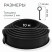 Garden curb GEO-plasticboard DECO PRO, plastic, black, length 10m