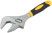 Adjustable wrench "Grand", CrV, narrow lips, scale, enlarged. grip, rubberized. handle 250 mm (52 mm)