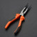 Professional long pliers with offset hinge, CRV, 209 mm.// HARDEN
