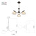 Rivoli Jackeline Chandelier 9141-303 3 x E27 40W Classic