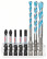 Hex-9 MultiConstruction 5, 6, 8 mm; Impact Power bits 50 mm PH2, PZ2, T20, T25, T30