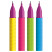 Mechanical pencil Berlingo "Color" 0.5 mm, with eraser, assorted