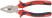 Trend combination pliers, two-tone rubberized handles, chrome-nickel coating 160 mm