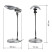 ERA NE-301-E27-15W-S Silver Table Lamp
