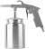 Sandblasting gun, aluminum bottom tank 1000 ml, quick-release connection, 169 kg/min