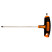 Screwdriver with T-handle for hex socket screws 900T-050-150