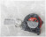 Tape measure keychain, rubberized case 2 m x 8 mm